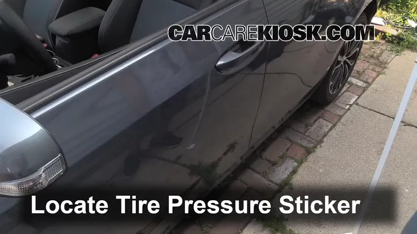 2014 Toyota Corolla S 1.8L 4 Cyl. Tires & Wheels Check Tire Pressure